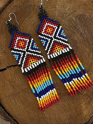 Brincos de Miçangas Coloré