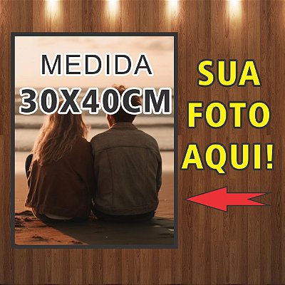 Quadro ou Placa Decorativo Com Sua Foto Personalizado 30x40cm Em Mdf03mm