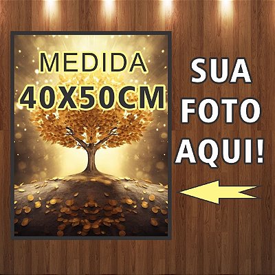Quadro ou Placa Decorativo Com Sua Foto Personalizado 40x50cm Em Mdf03mm