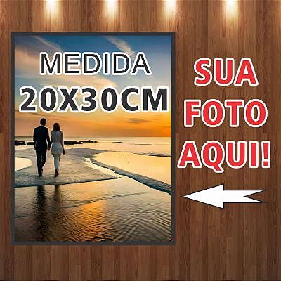 Quadro ou Placa Decorativo Com Sua Foto Personalizado 20x30cm Em Mdf03mm