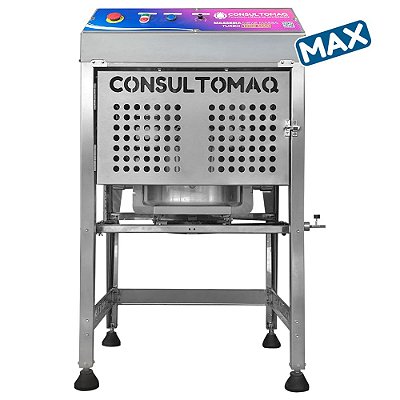 Masseira Planetária de Salgados Mexe Massa Turbo 10Kg MAX, Estrutura Inox