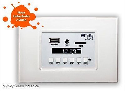 Amplificador Multimídia de Embutir