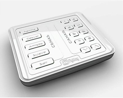 Controle Remoto Inteligente com 6 circuitos de Iluminação (sem fio)