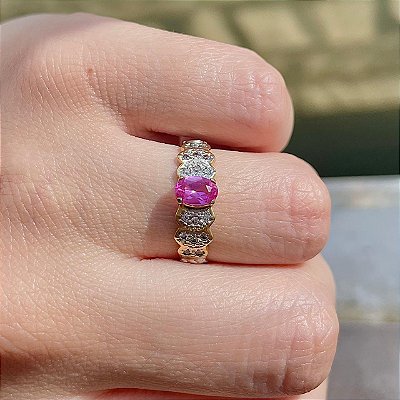 VL 702 - Anel de Formatura em Ouro Amarelo 18K