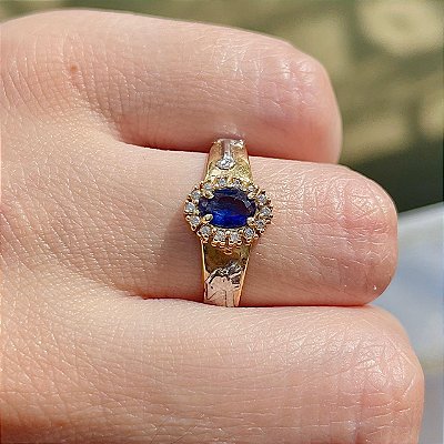 VL 731 - Anel de Formatura em Ouro Amarelo 18K