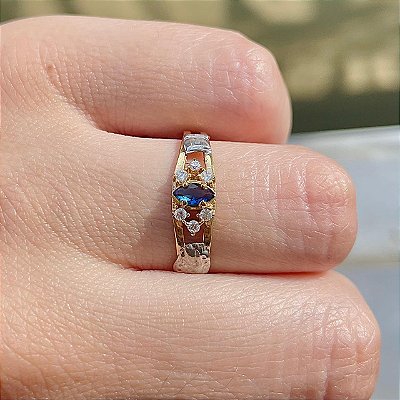 VL 708 - Anel de Formatura em Ouro Amarelo 18K