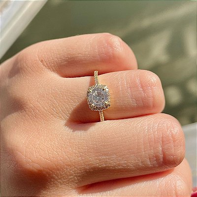 VL 511 - Solitário em Ouro Amarelo 18K