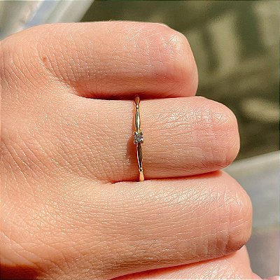 VL 543 - Solitário em Ouro Amarelo 18K