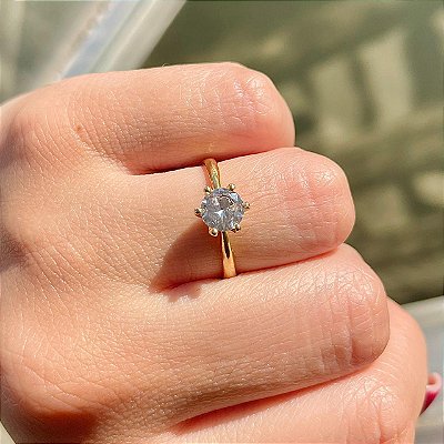 VL 561 - Solitário em Ouro Amarelo 18K