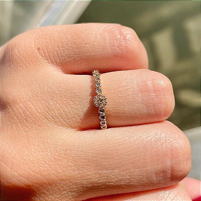 VL 554 - Solitário em Ouro Amarelo 18K