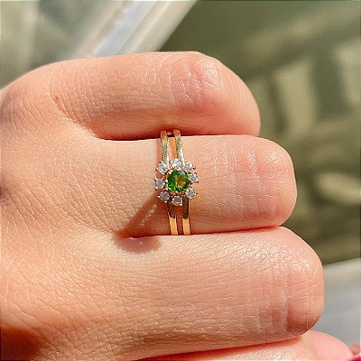 VL 555 - Solitário em Ouro Amarelo 18K