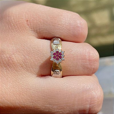 VL 705 - Anel de Formatura em Ouro Amarelo 18K