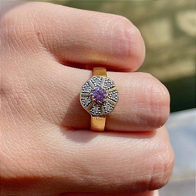 VL 729 - Anel de Formatura em Ouro Amarelo 18K