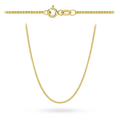 VL 1529 - Corrente em Ouro Amarelo 18K - 45 CM - Pipoca