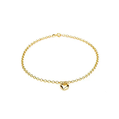 VL 1546 - Tornozeleira em Ouro Amarelo 18K - Portuguesa