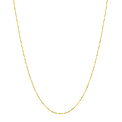 VL 1584 - Corrente em Ouro Amarelo 18K - 60 CM - Alternada 1x1