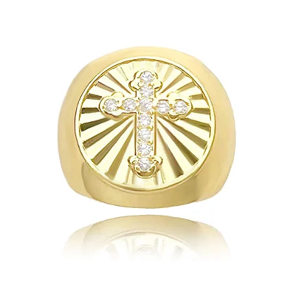 VL 1591 - Anel em Ouro Amarelo 18K