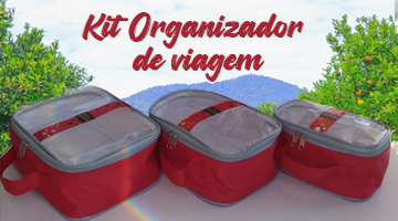 Kit Organizador de Viagem