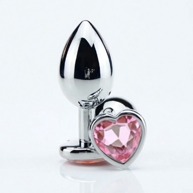 PLUG ANAL CORAÇÃO - AÇO CIRÚRGICO