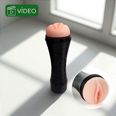 MASTURBADOR LANTERNA COM VIBRAÇÃO - VAGINA