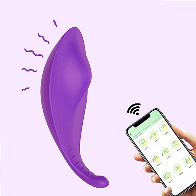 VIBRADOR DE CALCINHA - FUNCIONA POR APLICATIVO - APP