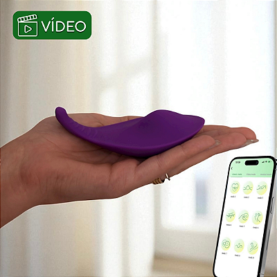 VIBRADOR DE CALCINHA - FUNCIONA POR APLICATIVO - APP