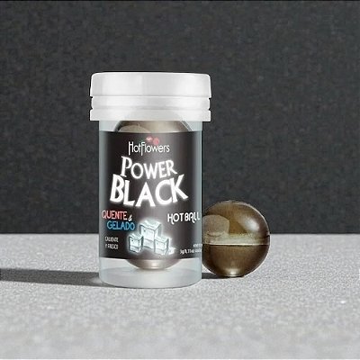 BOLINHA BEIJÁVEL POWER BLACK - QUENTE & GELADO
