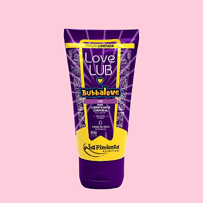 LUBRIFICANTE COMESTÍVEL LOVE LUB BUBBALOVE UVA - 60G