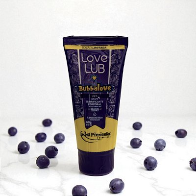 LUBRIFICANTE COMESTÍVEL LOVE LUB BUBBALOVE UVA - 60G