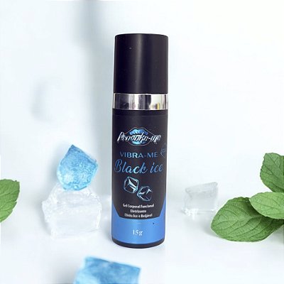 VIBRA-ME BLACK ICE COLD GEL ELETRIZANTE BEIJÁVEL 15G