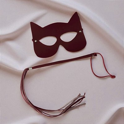 KIT MULHER GATO | CHICOTE + MÁSCARA