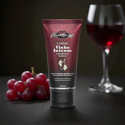 LUBME LUBRIFICANTE PREMIUM - VINHO INTENSO 60ML