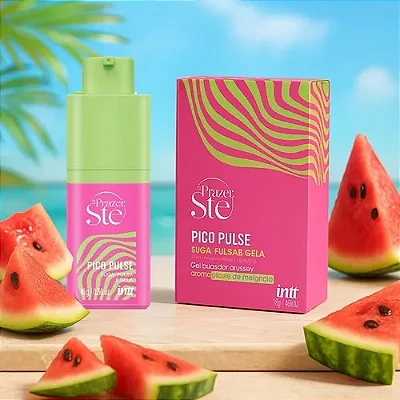 PICO PULSE MELANCIA | EXCITANTE UNISSEX - SUGA, PULSA E GELA