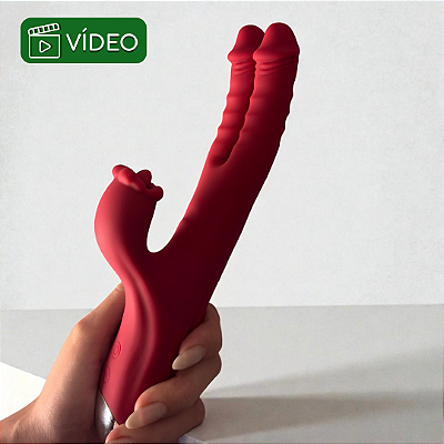 VIBRADOR JOHNNY | "VEM CÁ" COM SIMULAÇÃO DE DEDOS | ESTÍMULO NO CLITÓRIS + PENETRAÇÃO