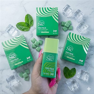 PICO PULSE MENTA | EXCITANTE UNISSEX - SUGA, PULSA E GELA