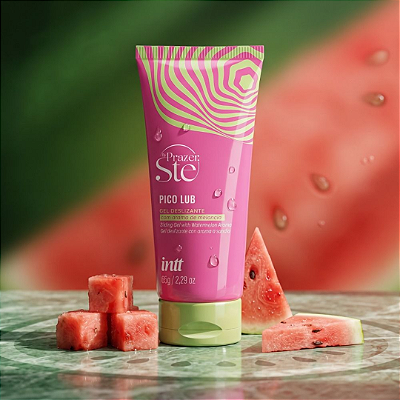 LUBRIFICANTE PICO LUB MELANCIA - GEL DESLIZANTE BEIJÁVEL