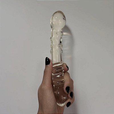 DILDO DE VIDRO | DUPLA PONTA