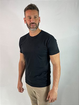 Camiseta Básica Manga Curta Preto