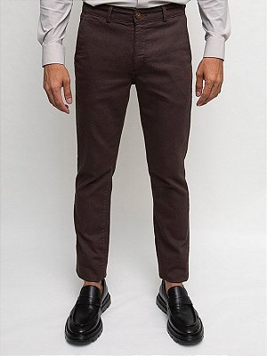 Calça Sarja Squash Bolso Faca Café Ville de France