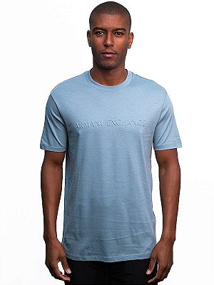 Camiseta Azul Indigo Armani Exchange