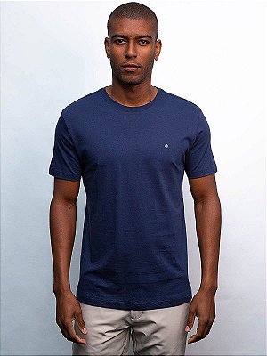 Camiseta Básica Marinho Calvin Klein