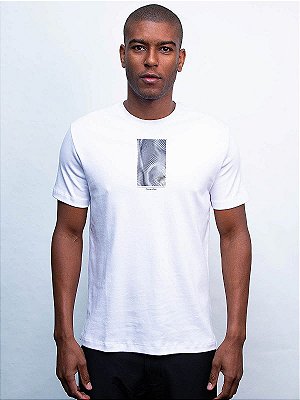 Camiseta Estampada Branco Calvin Klein