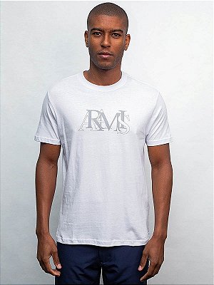 Camiseta Estampada Branco Aramis