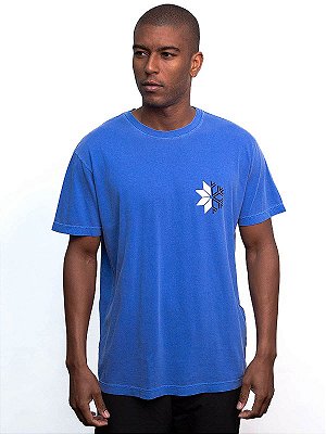 T-Shirt Snow Icon Azul Royal Osklen