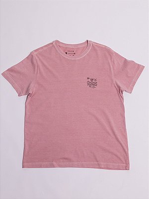 T-Shirt Stone Brasão Naive Rosa Sunset Osklen