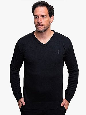 Suéter Gola V Aleatory Preto