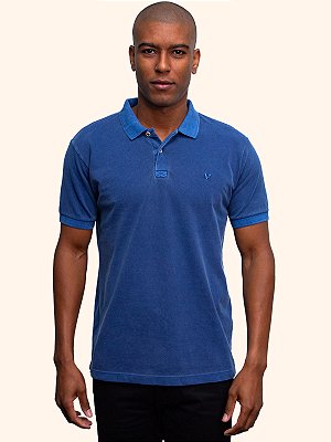 Polo Stoned Ville de France Navy