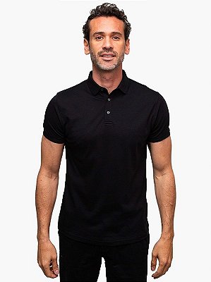 Polo Liquid Cotton Preto Aramis