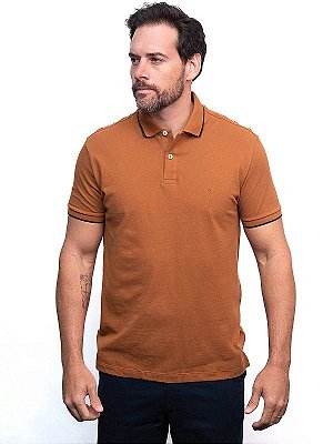 Polo Piquet Caramelo Aramis