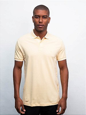 Polo Piquet Amarelo Dente Leão Aramis